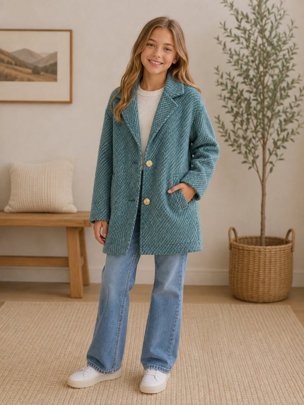 Zara Wool Blend Coat